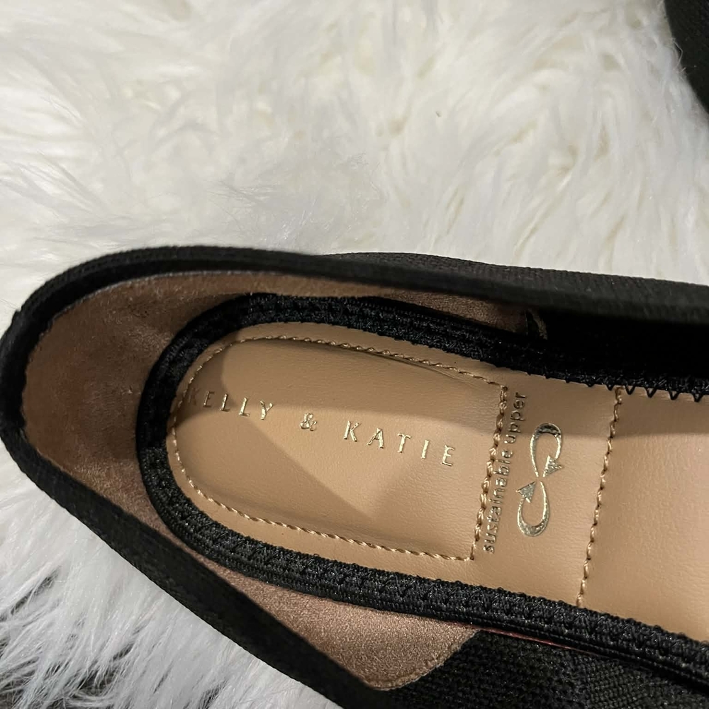 Kelly & Katie Black Flats New Whithout Label - Picture 7 of 8